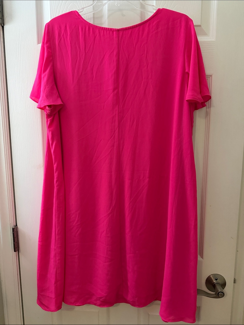 Hot pink swing dress sz XL - Picture 3 of 4